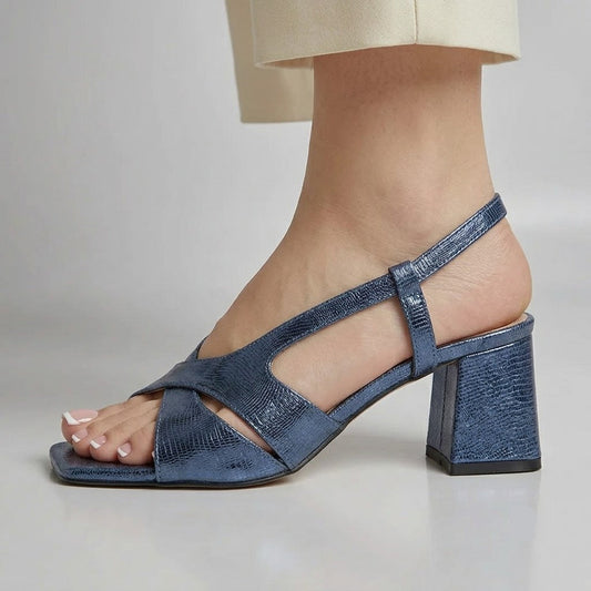 Rome Heels - Navy