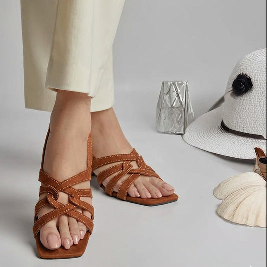 Sea Wave Sandal - Mustard
